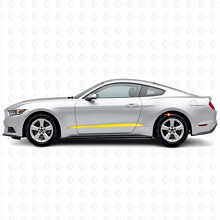 Kit di adesivi in vinile con strisce contorno personalizzate per lato inferiore per Musclecar Musclecarmodel 2015-2020_5