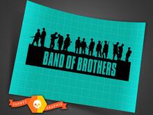 Band of Brothers Adesivi per decalcomanie della 101a divisione aviotrasportata dell'esercito americano tutti i colori larghi 7 pollici 2