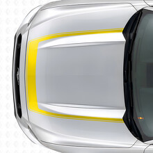 Striscia con Contorno Esterno Adesivo in Vinile per Cofano per Musclecar Musclecarmodel 2015-2020_5