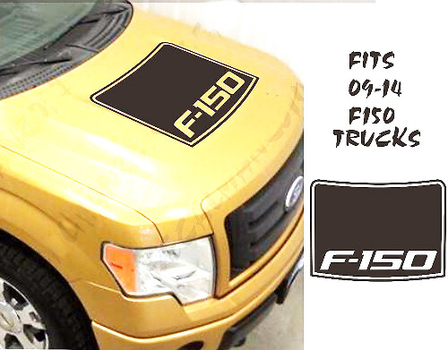Adesivo in Vinile per Cofano Stile Blackout per Truck Musclecar 2009-2014