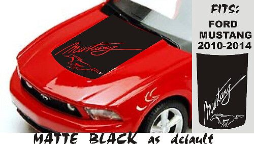 Adesivo in Vinile con Logo Script per Cofano Musclecar Musclecarmodel 2010-2020