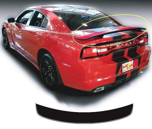 Adesivo Vinilico per Spoiler Posteriore per Dodge Charger 2011-2014