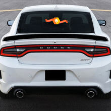 Adesivo Vinilico per Spoiler Posteriore per Dodge Charger 2011-2014_2