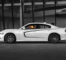 La grafica della decalcomania laterale Dodge Charger Body Scallop si adatta ai modelli 2011-2020 3