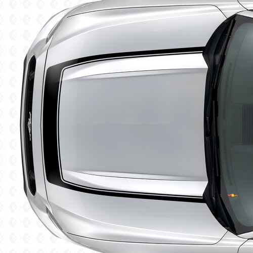 Striscia con contorno interno Adesivo in vinile per cofano Musclecar Musclecarmodel 2015-2020
