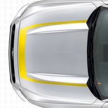 Striscia con contorno interno Adesivo in vinile per cofano Musclecar Musclecarmodel 2015-2020_5