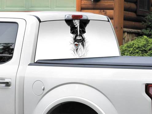 Anime Ken Kaneki Tokyo Ghoul Adesivo per finestrino posteriore Pick-up Truck SUV Auto di qualsiasi dimensione