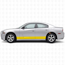 Adesivo in vinile a strisce decorative per i pannelli sottoporta per Dodge Charger 2006-2010_5