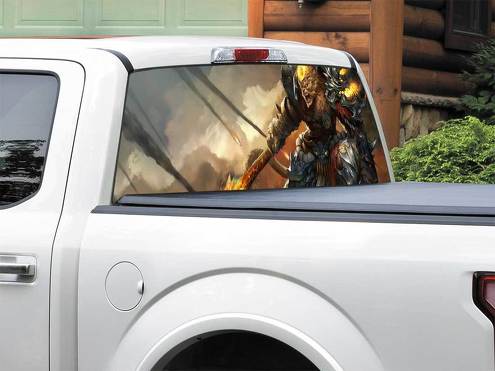 League Of Legends Wukong Lunotto Decal Sticker Pick-up Truck SUV Auto di qualsiasi dimensione
