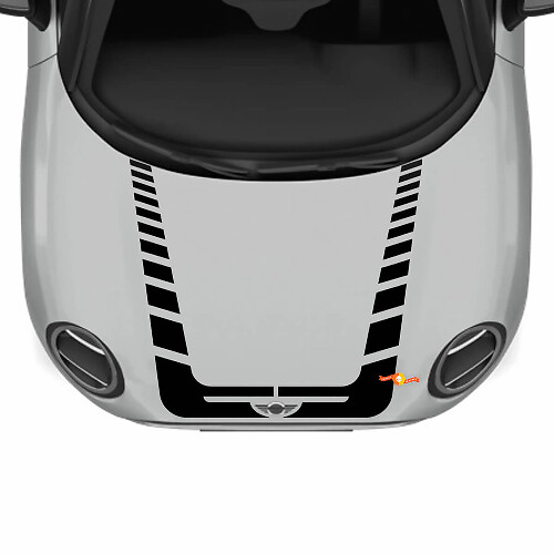 Hood Racing Strips Decal Adesivo per Mini Cooper
