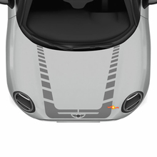 Hood Racing Strips Decal Adesivo per Mini Cooper
 2