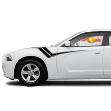 Kit Adesivi in Vinile Grafica Laterale Z Hash per Dodge Charger 2011-2014_2