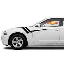 Kit Adesivi in Vinile Grafica Laterale Z Hash per Dodge Charger 2011-2014_3