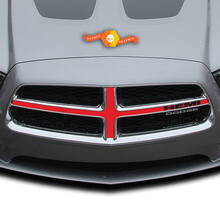 Dodge Charger Grill Cross Hair Hemi Decal Sticker Kit grafico completo adatto ai modelli 2011-2014 3