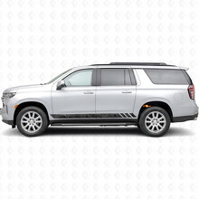 Strisce in Vinile Topografiche per Porte e Minigonne per Chevrolet Suburban T1XX 2021-2024_2