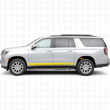 Strisce in Vinile Topografiche per Porte e Minigonne per Chevrolet Suburban T1XX 2021-2024_3