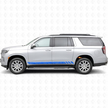 Strisce in Vinile Topografiche per Porte e Minigonne per Chevrolet Suburban T1XX 2021-2024_5