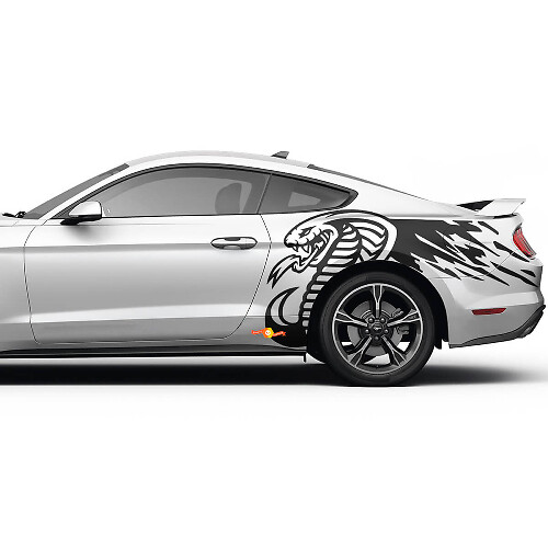 Adesivi laterali Cobra Grafica Adesivi Mustang GT per Ford Mustang
