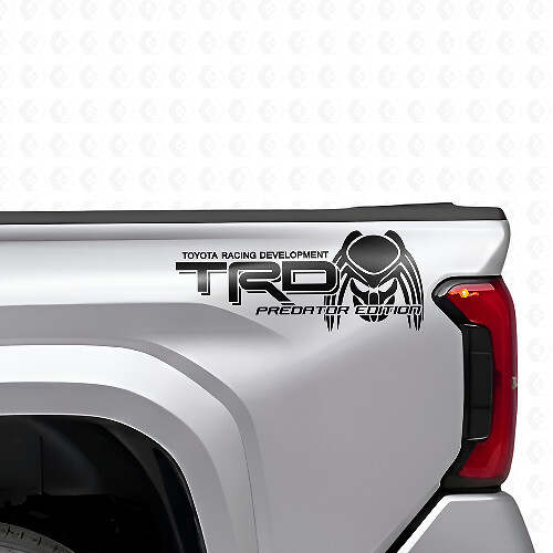 Kit Adesivi in Vinile per Piano Cassone TRD Predator Edition per Camion Toyota