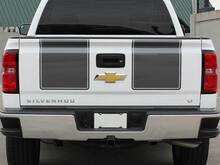 Adesivi per decalcomanie grafiche per cofano e portellone Chevy Silverado Rally Racing per modelli 2013-2015 2
