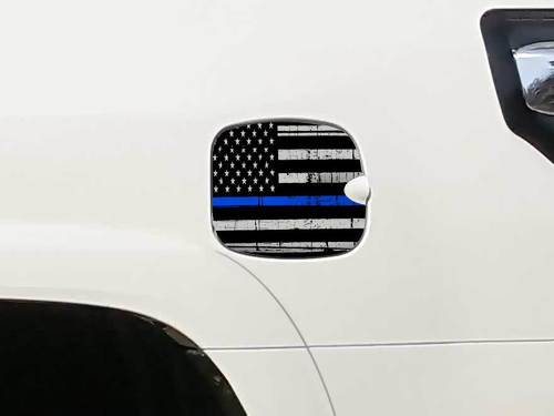 Toyota 4Runner TRD 4X4 letto Tappo serbatoio carburante bandiera americana linea blu adesivi per decalcomanie grafiche adatti ai modelli 2010-2017