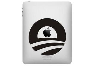 Adesivo decalcomania per iPad con logo Obama
