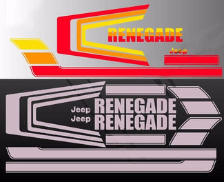 Grafica decalcomanie Jeep Renegade CJ5 CJ7 1976-1984
 1