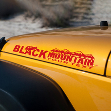 Adesivi Grafica Laterale Cofano Black Mountain per Jeep Rubicon Wrangler 3