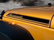 Kit decalcomanie grafiche Jeep Renegade Hood Side Stripes Adesivo CJ, TJ, YJ 2
