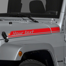 Adesivo in Vinile Strisce Lettere Laterali Cofano per Jeep Renegade_3