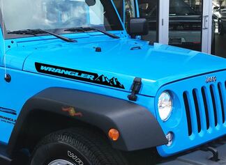 Jeep Renegade Hood Striscia laterale Hood Mountains Decal Vinyl Graphic JK Fender