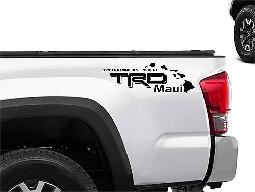 Set di Adesivi Laterali Posteriori in Vinile TRD Maui per Camion Toyota