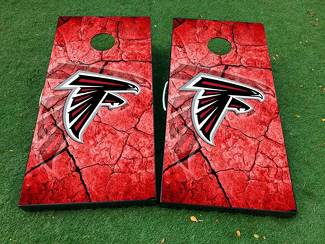 Atlanta Falcons football Cornhole Board Game Decal INVOLUCRO IN VINILE con LAMINATO