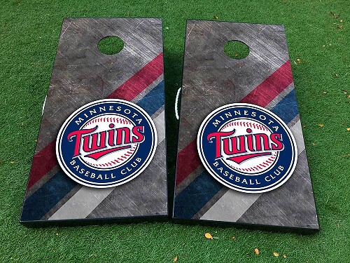 Set di Adesivi in Vinile per Tavola Cornhole Minnesota Twins
