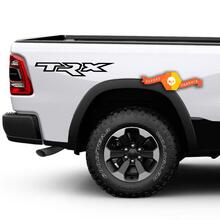2 Dodge Ram Rebel TRX Hemi Hood Logo Truck Vinile adesivo decalcomania grafica Pickup
 2