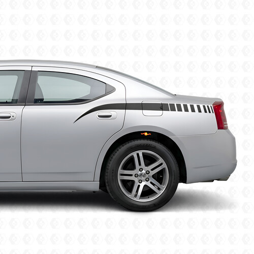 Adesivo in Vinile a Strisce Lampeggianti Stile Stinger per Dodge Charger 2006-2010