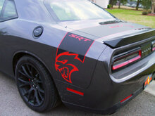 Dodge Challenger Charger SRT Hellcat Stripe Hell Cat Vinile Adesivo Decalcomania Grafica 2 Colori
 3
