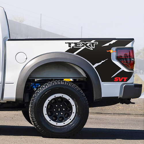 FORD RAPTOR F-150 SVT Bed Vinile Adesivi per decalcomanie grafiche per modelli 2010-2014 2 colori