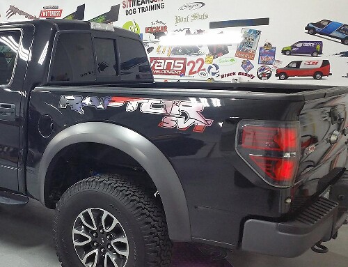 Kit decal vinile bandiera USA posteriore per camion Musclecar