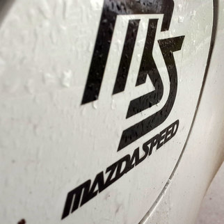 Adesivo per decalcomania in vinile per porta del tappo del serbatoio del carburante della decalcomania della velocità Mazda