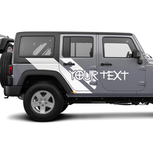 Adesivi in Vinile con Grafiche Laterali per Jeep Wrangler 2