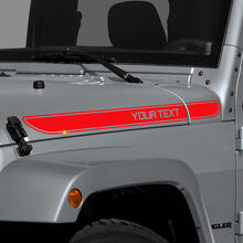 Adesivo in Vinile per Cofano per Jeep Wrangler 2