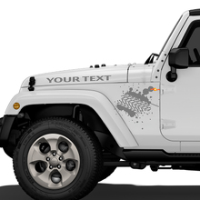 Tracce di pneumatici di fango Jeep Vinyl Decal Hood Rubicon Renegade Sticker Car Truck Veicolo kit 2