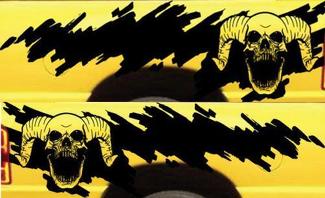 Dodge Ram Splash Grunge Skull Logo vinile adesivo decalcomania grafica