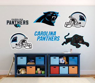 Carolina Panthers National Football League (NFL) ventola parete veicolo notebook ecc adesivi decalcomanie