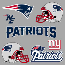 New England Patriots National Football League (NFL) fan parete veicolo notebook ecc adesivi decalcomanie 2