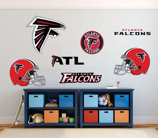 Atlanta Falcons National Football League (NFL) fan parete veicolo taccuino ecc adesivi decalcomanie
