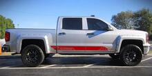 Kit di strisce per porta laterale in vinile con decalcomania grafica per Chevrolet Silverado 1500 Off-Road
 2