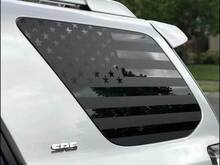 Toyota 4Runner bandiera americana finestra laterale finestra adesivo decalcomania adatto per 2010-2017 5a generazione
 2