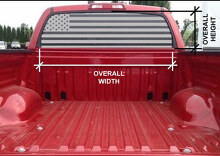 Adesivo prespaziato personalizzato con bandiera americana per finestrino posteriore di camion o SUV_3